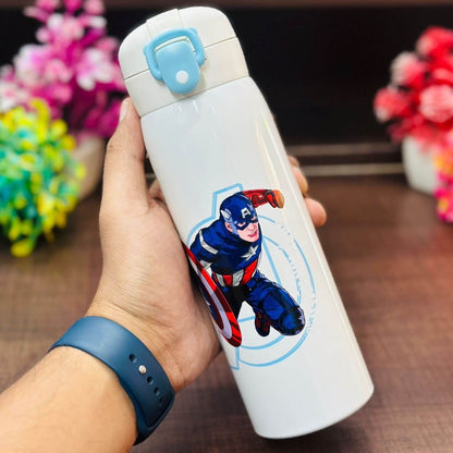 Stainless Steel Insulated Bottle For Kids – Avenger Theme 500 ML