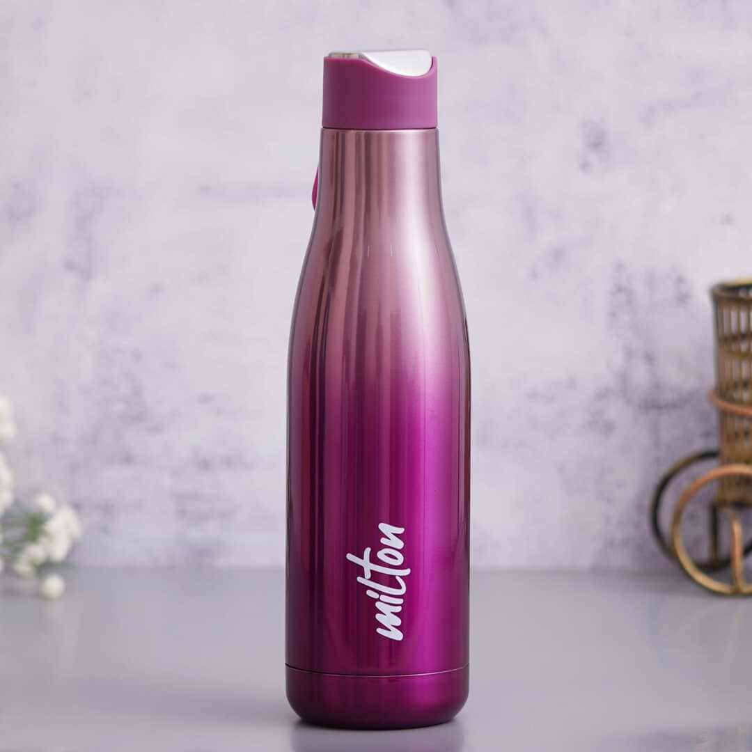 Milton hot and cold Purple color water bottle