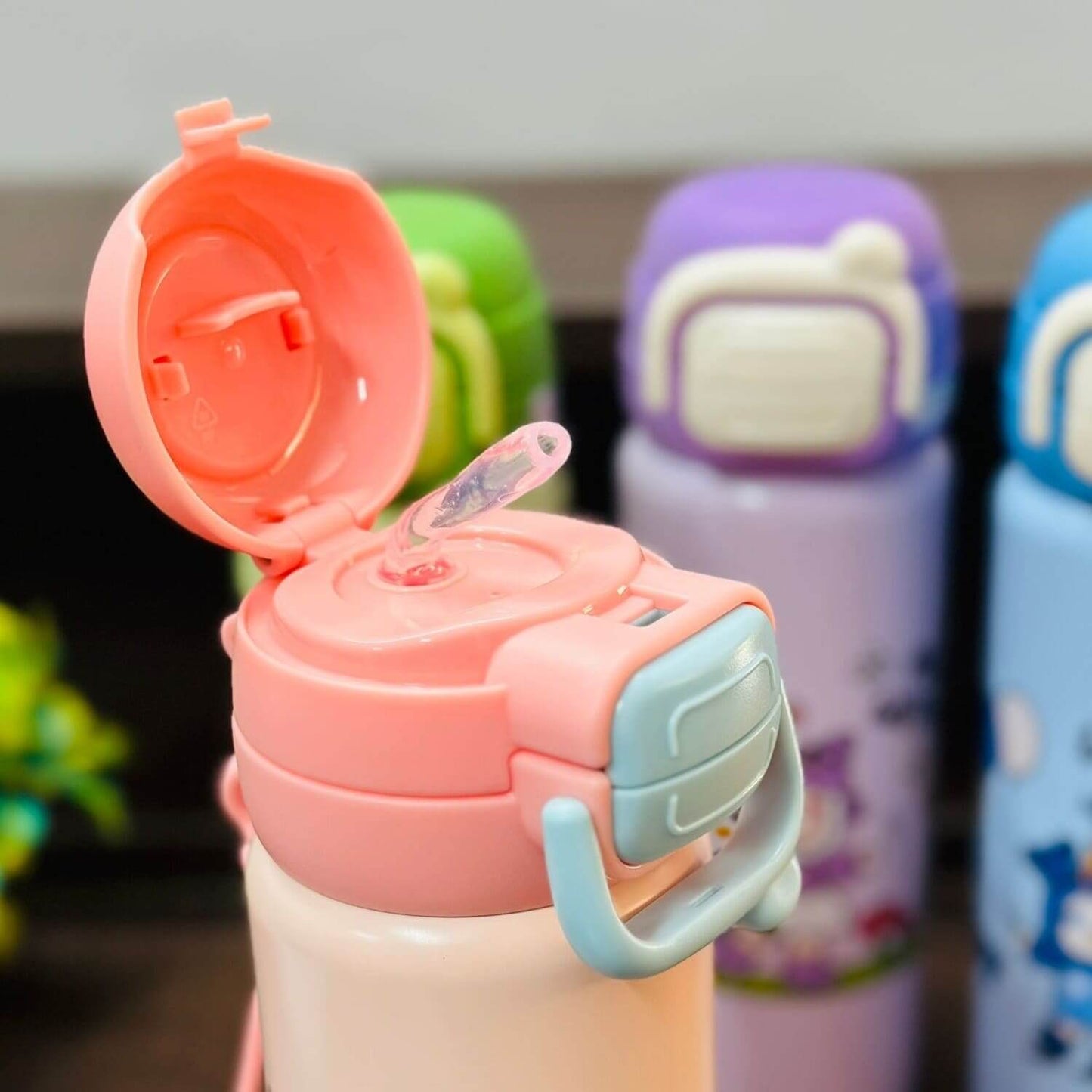 open view of water bottle for kids