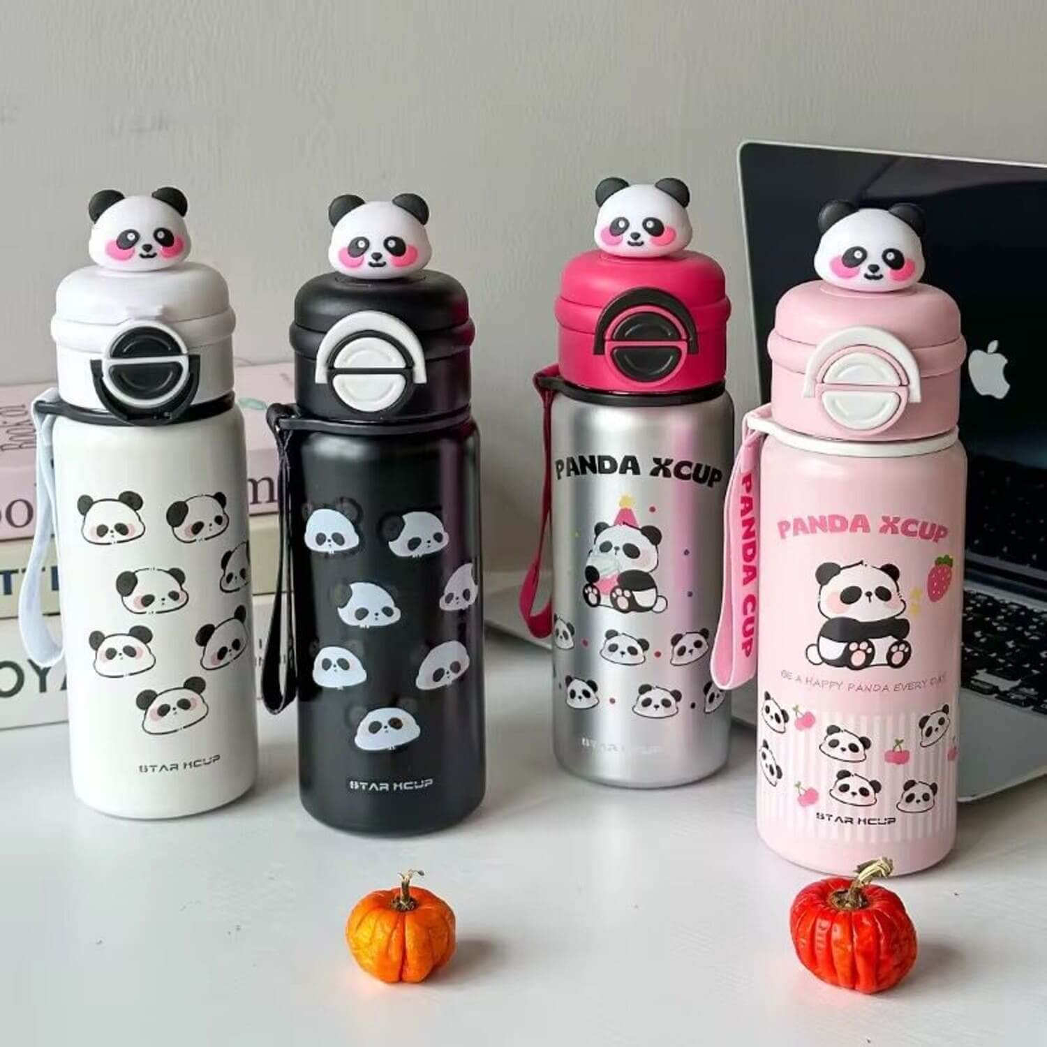 Pesonalised Panda water bottle for Kids