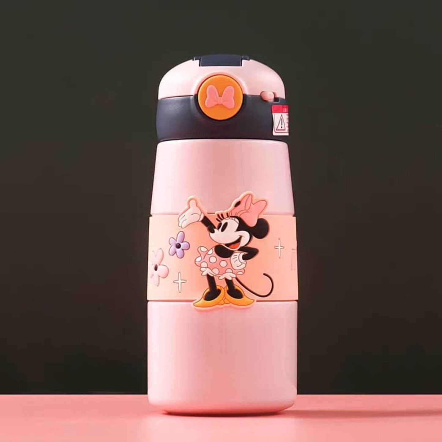 pink minnie sipper insulated water bottle for kids