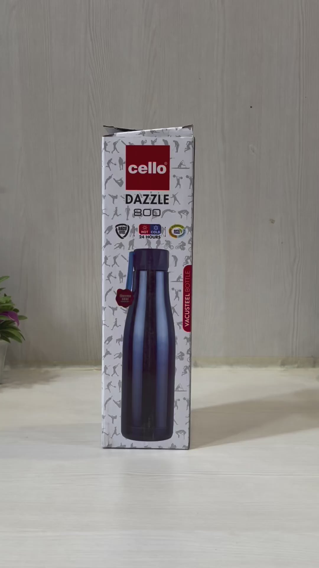 original cello thermostat water bottle personalised