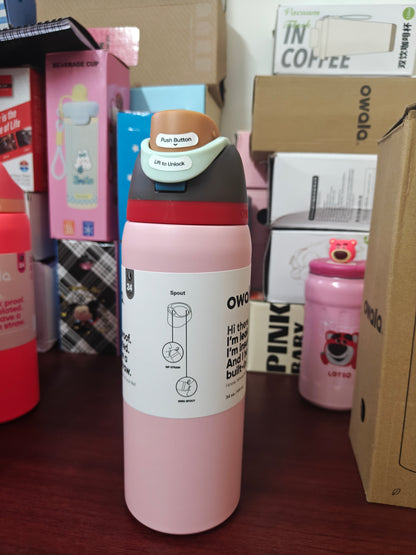 Owala FreeSip Insulated Stainless Steel Water Bottle – 34 oz (1000ml)