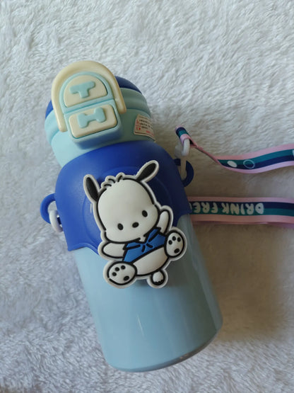 saniro kids insulated water bottle blue color