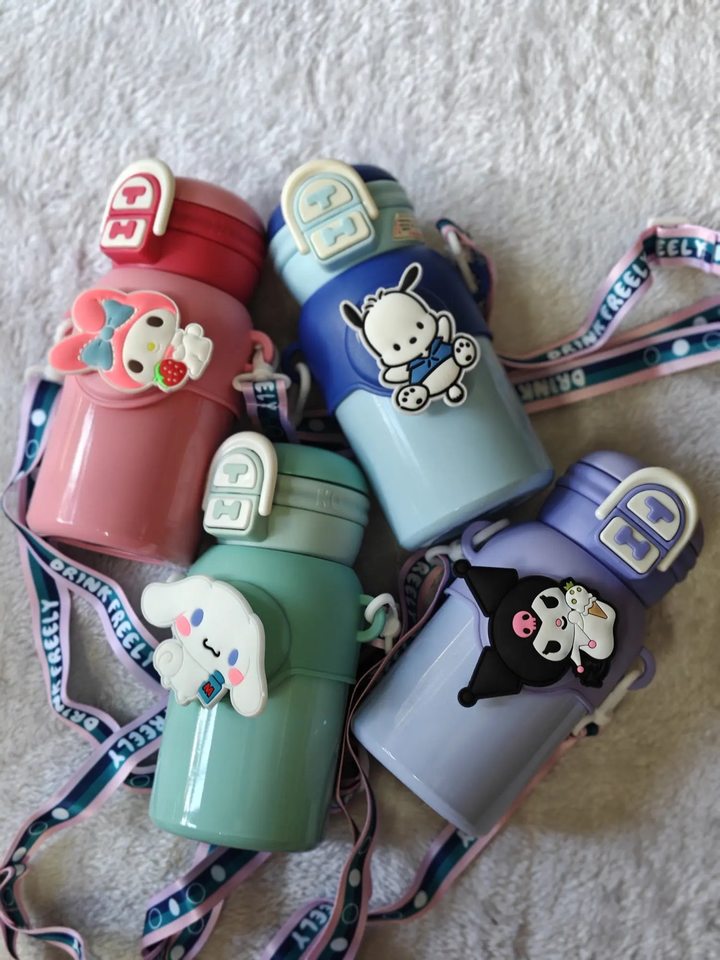 saniro kids insulated water bottles