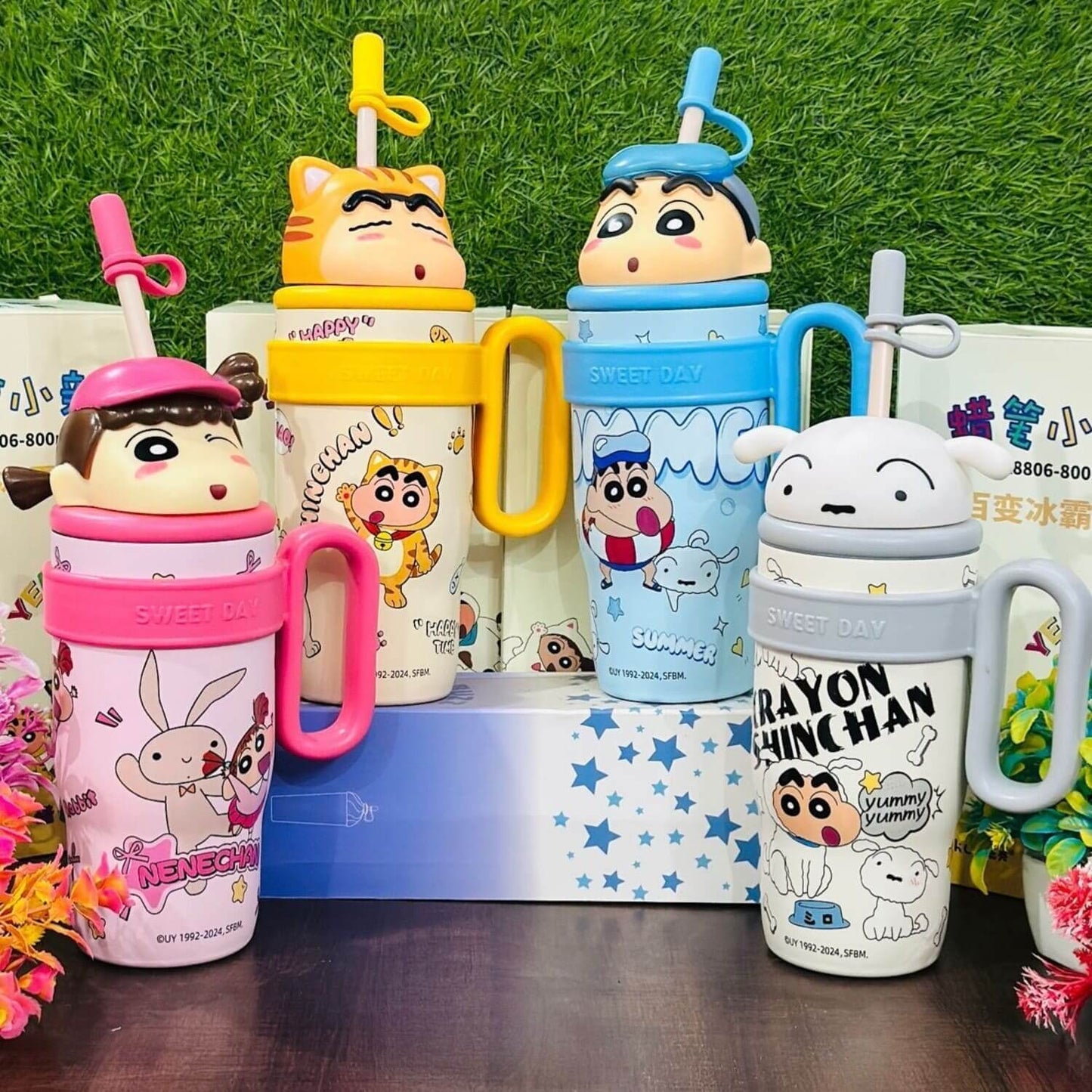 shinchan cute theme tumbler