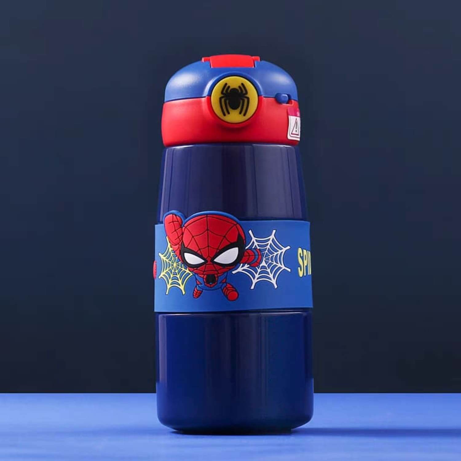 Spider man water bottle personalised kids