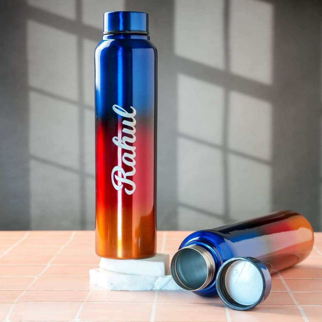 Triple tone water bottle for daily use 950 ml