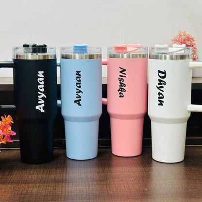 customised insulated tumblers with straw