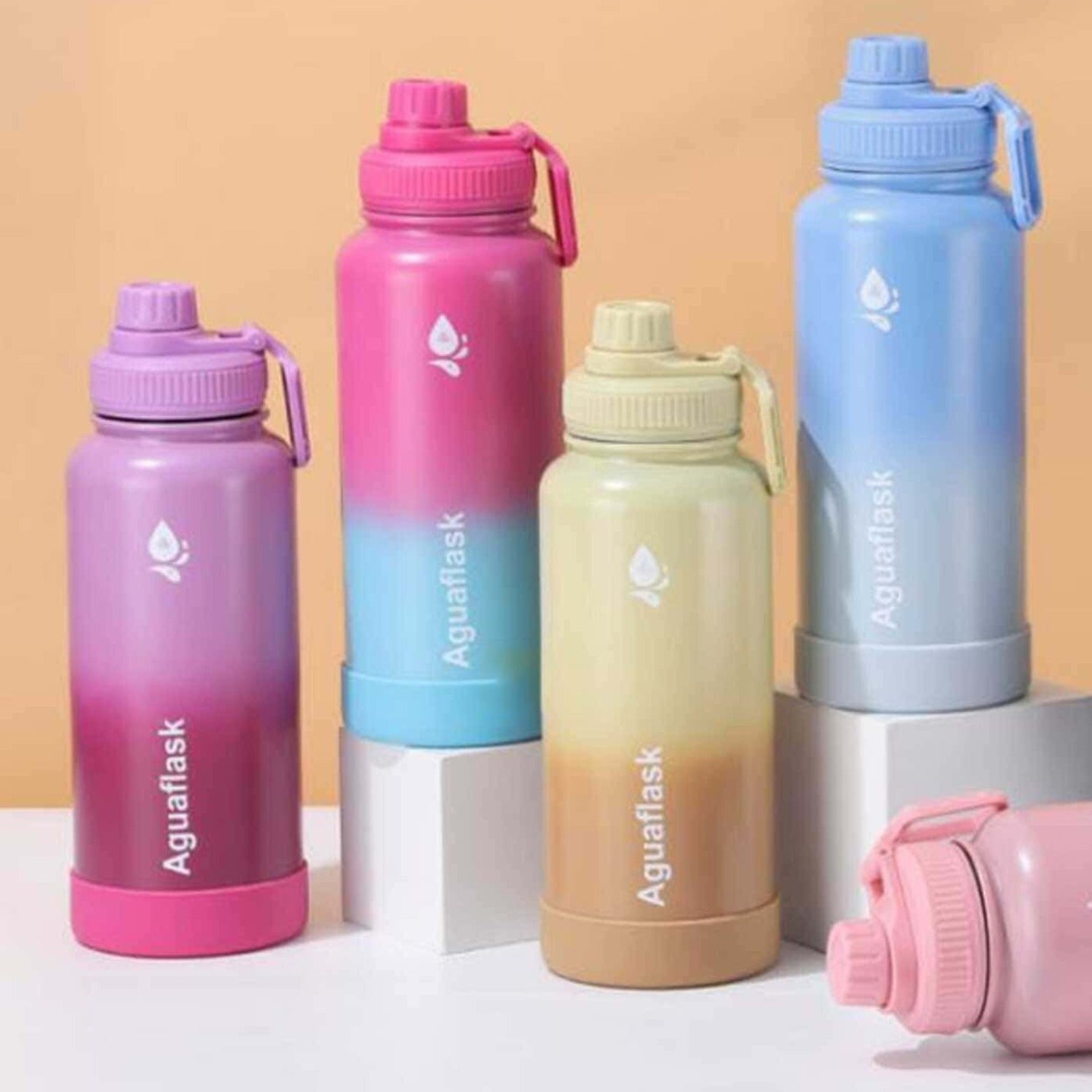 Personalised vaccum insulated thermos bottle for sports