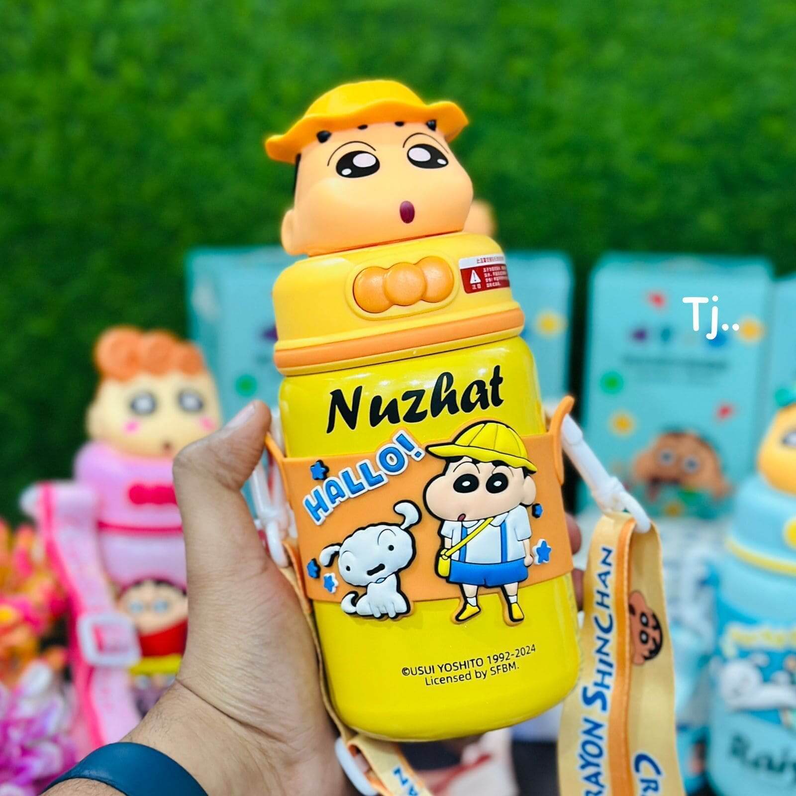 bottle for kids shinchan theme