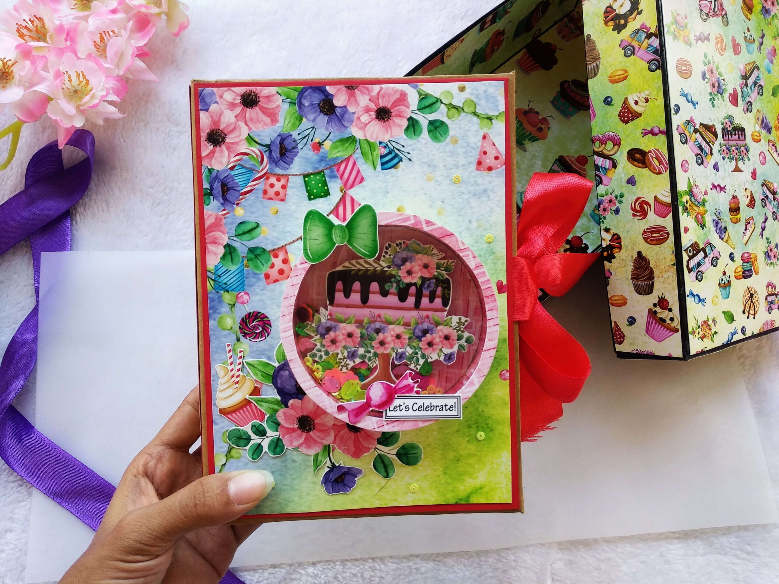 handmade birthday scrapbook |personalised birthday scrapbook | online birthday gifts