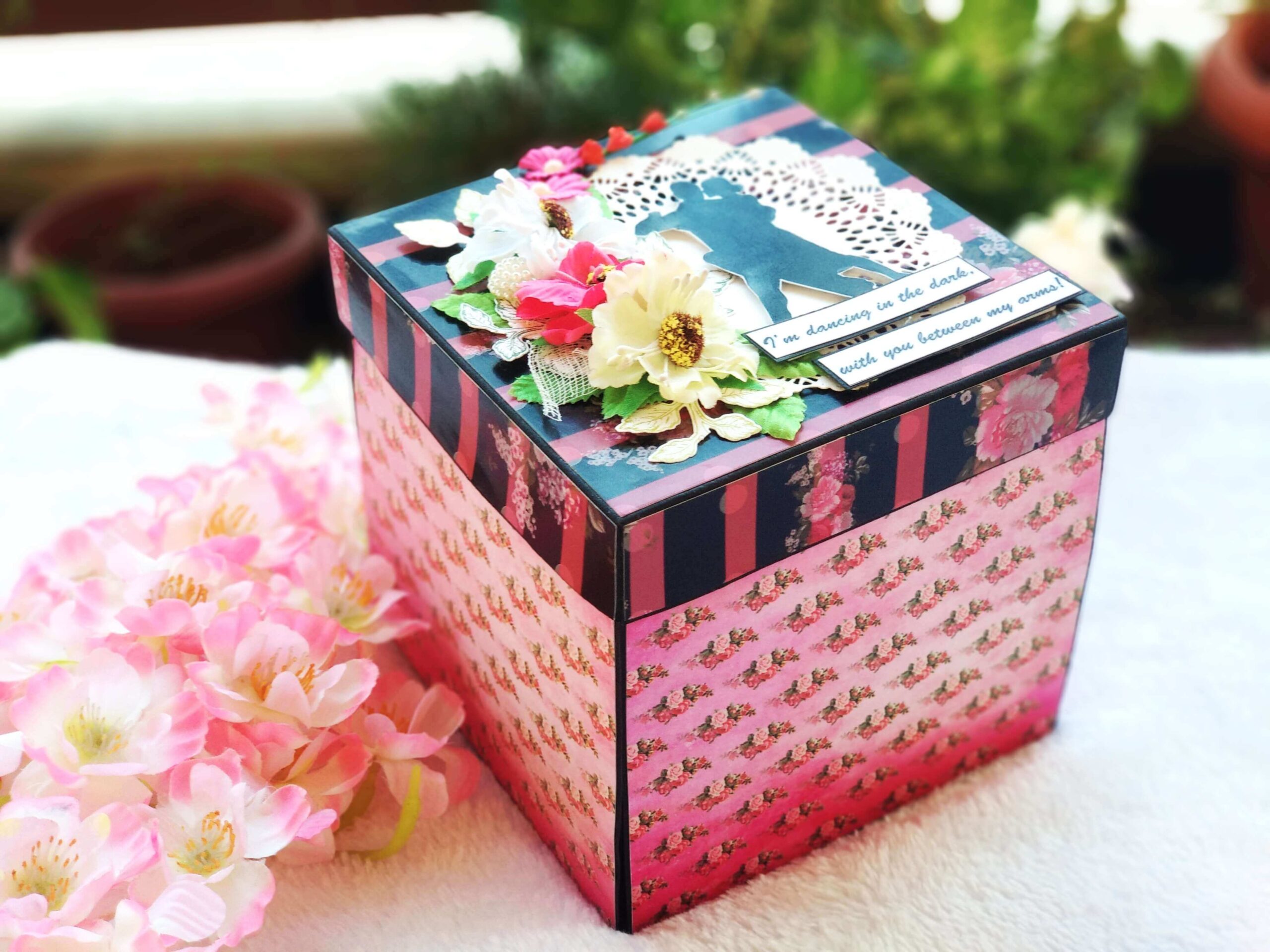 Birthday Explosion Box | Beautiful Explosion Box | Best Explosion Box | Handmade 3 Layered Explosion Box – Everlasting Memories