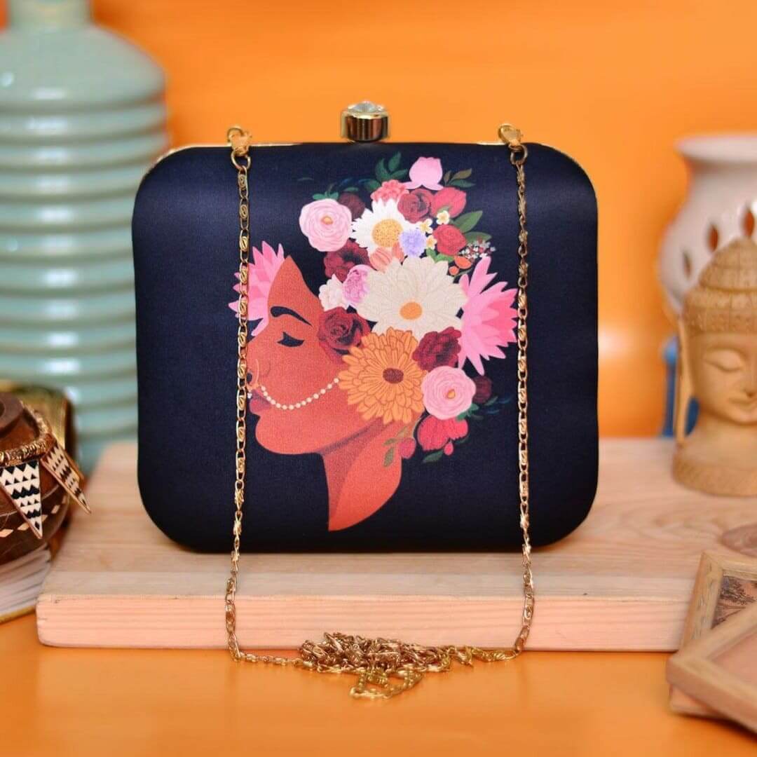 Gorgeous Floral Hair Printed Bag