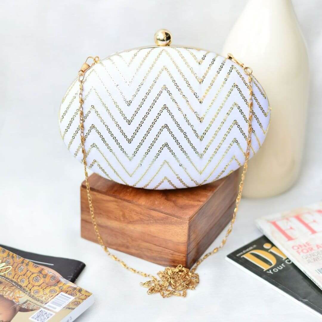 White Clutch For Her
