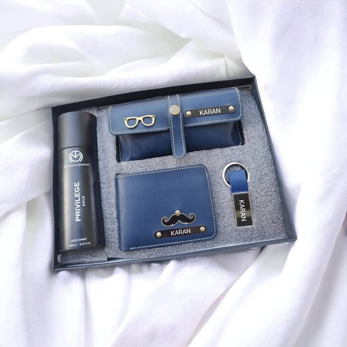 Personalized Executive Hamper with Eyecase and Deodrant